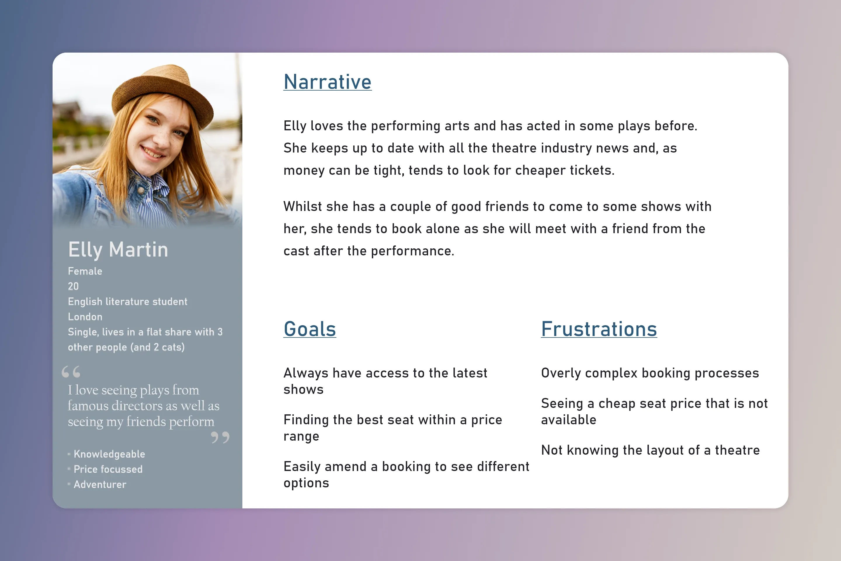 user profile for Elly Martin